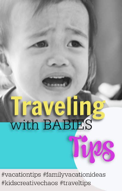 Tips For Traveling With Baby Adventures Of Kids Creative Chaos