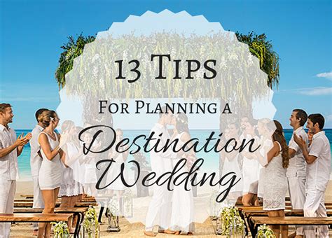 Tips On Planning A Destination Wedding