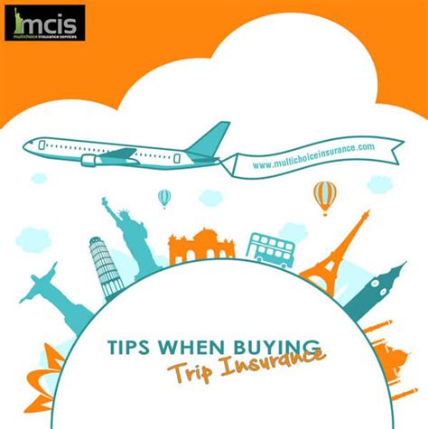 Tips To Buying Trip Insurance Infographic