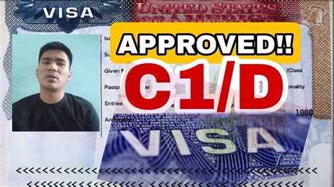 Tips Us Visa Interview C1 D Visa Approved Youtube