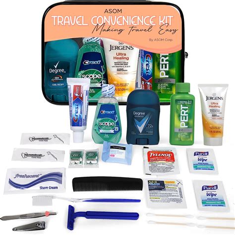 Toiletry Travel Convenience Kit Premium Toiletries Accessory Set