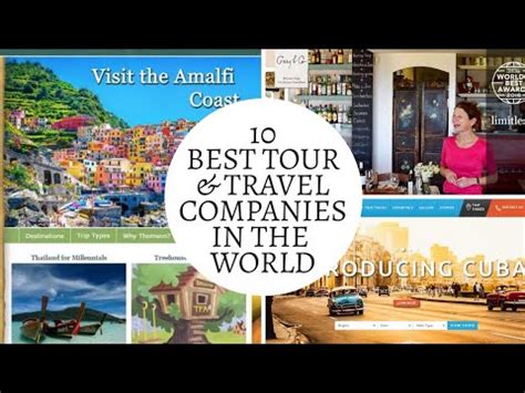 Top 10 Best Tour Travel Companies In The World Youtube