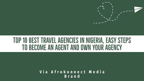 Top 10 Best Travel Agencies In Nigeria 2024