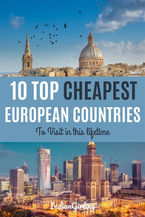 Top 10 Cheapest Countries To Visit In Europe And Around In 2019