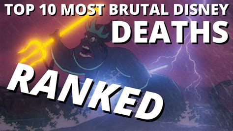 Top 10 Most Brutal Disney Villain Deaths Youtube