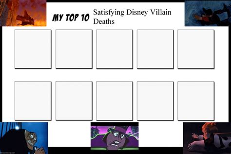 Top 10 Satisfying Disney Villain Deaths Meme By Jackskellington416 On