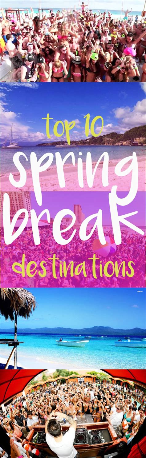 Top 10 Spring Break Destinations Of All Time Travefy Blog Best