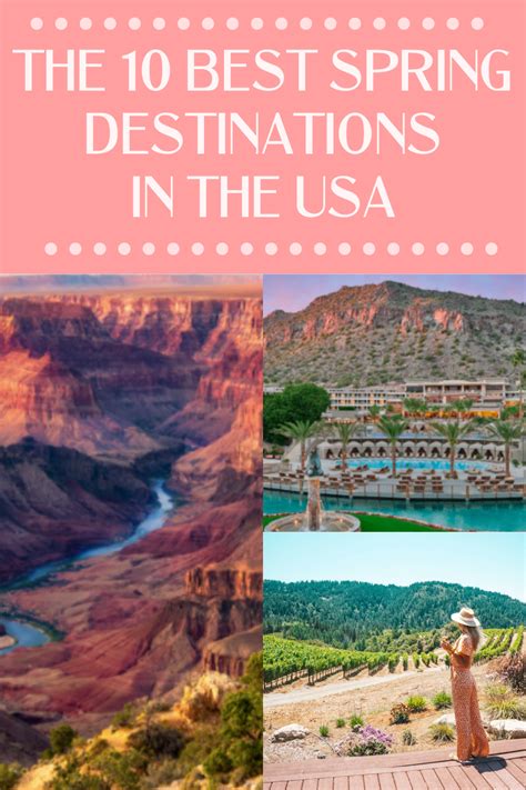 Top 10 Spring Destinations In The U S The Best Usa Travel