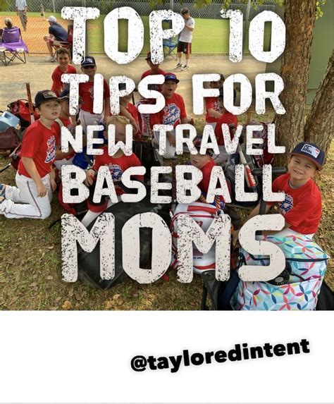 Top 10 Tips For New Travel Baseball Moms Artofit