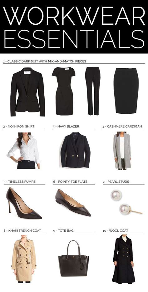 Top 10 Workwear Essentials Workwear Wardrobe Guide For Professional