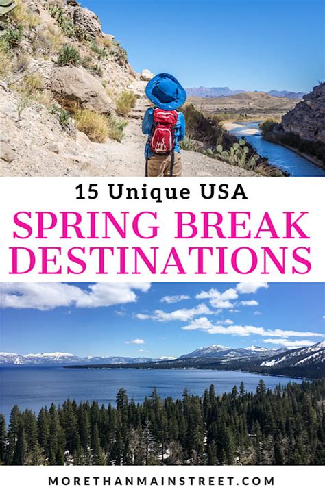 Top 15 Spring Break Destinations In The Us More Than Main Street