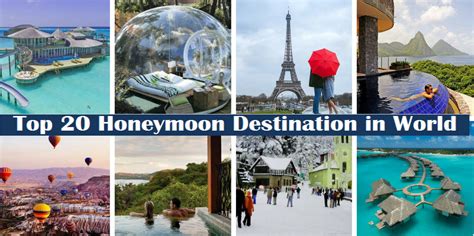 Top 20 Honeymoon Destination Places In The World To Go In 2021 2022