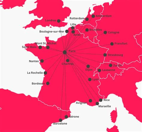 Top 25 Destinations En Train Depuis Paris En France Et En Europe