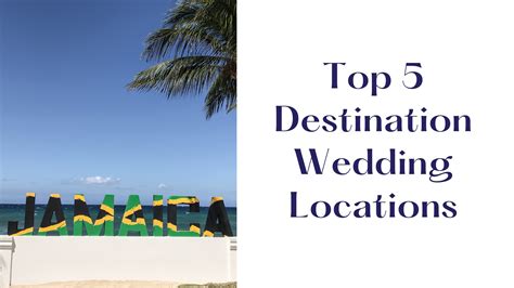 Top 5 2023 Destination Wedding Locations Fairytales And Sunsets