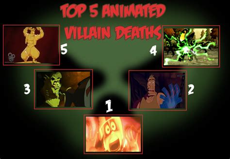 Top 5 Animated Villain Deaths Spoiler Warning By Toongrowner On Deviantart