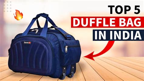 Top 5 Best Duffle Bag In India 2024 2 Wheel Duffle Travelling Bag