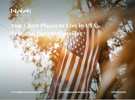 Top 5 Best Places To Live In Usa Pros And Cons To Consider High Net Marketing