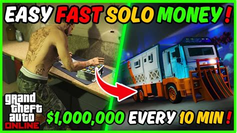 Top 5 Best Solo Money Making Methods In Gta Online Youtube