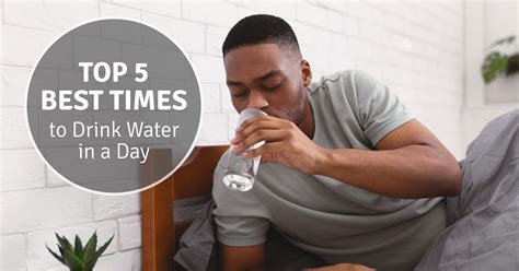 Top 5 Best Times To Drink Water In A Day Premium Waters Inc