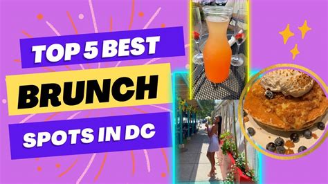 Top 5 Brunch Spots In D C Youtube