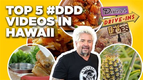 Top 5 Ddd Bites In Hawaii With Guy Fieri Diners Drive Ins And