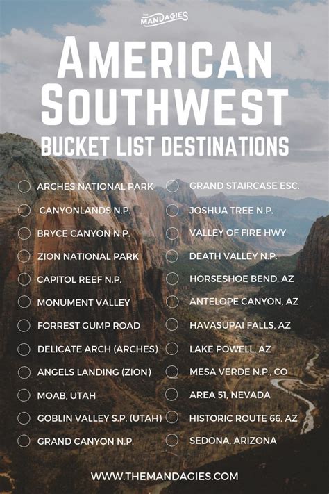 Top 5 Destinations In The American Southwest That Will Blow Your