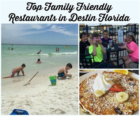 Top 5 Family Friendly Resturants To Visit In Destin Florida