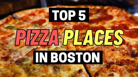 Top 5 Pizza Places In Boston Massachusetts December 2022 Youtube