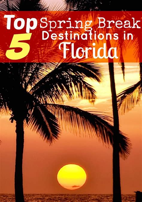 Top 5 Spring Break Destinations In Florida For An Amazing Vacay Best