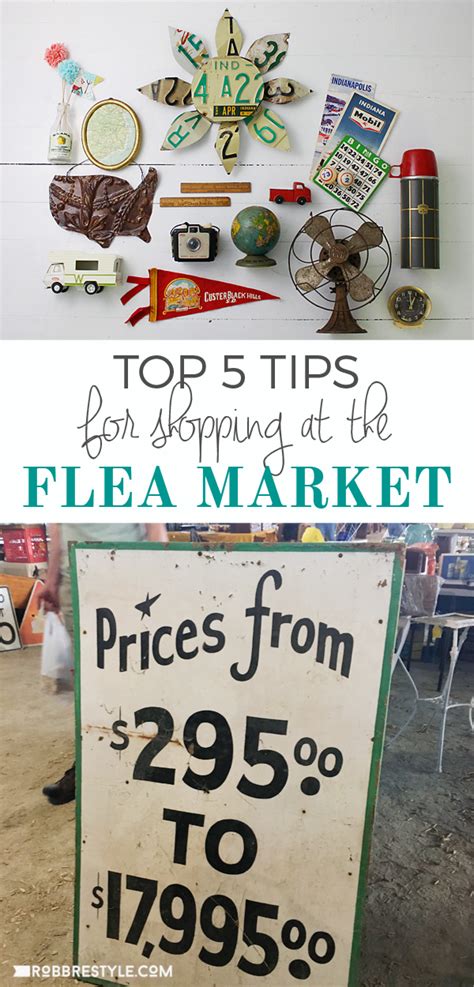 Top 5 Tips For Flea Market Shopping