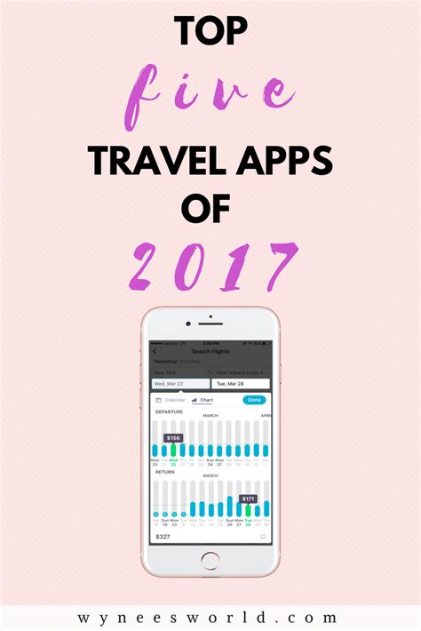 Top 5 Travel Apps Of 2017 Wynee S World