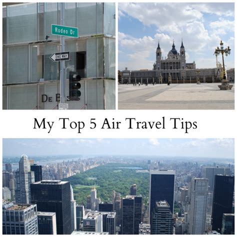 Top Five Air Travel Tips To Make Flying Less Stressful April J Harris