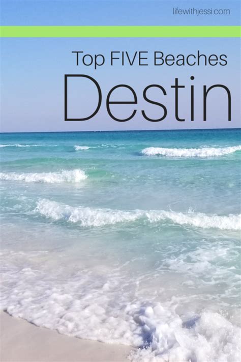 Top Five Destin Beaches And A Beignet Beach Vacation Travel Destin