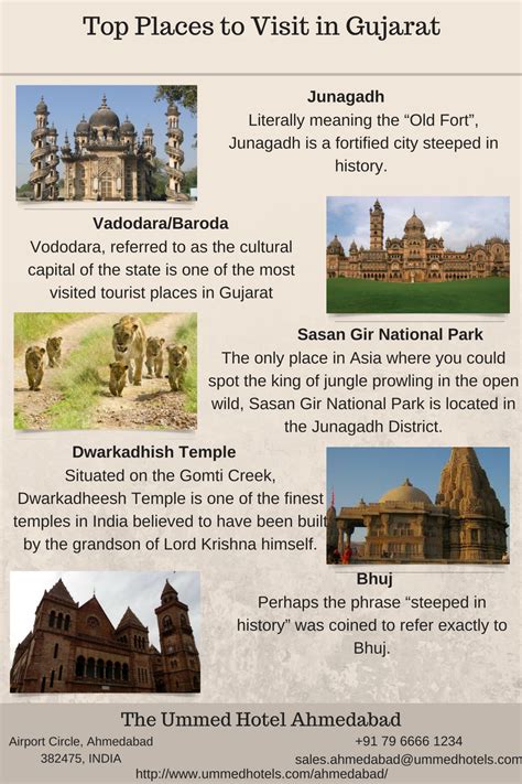 Top Places To Visit In Gujarat Junagadh Vadodara Baroda Sasan Gir