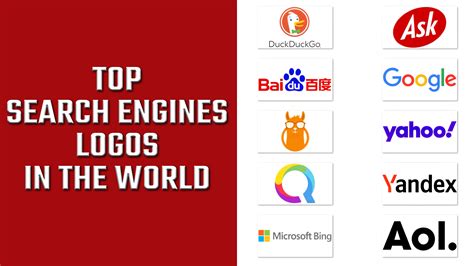 Top Search Engines Logos In The World