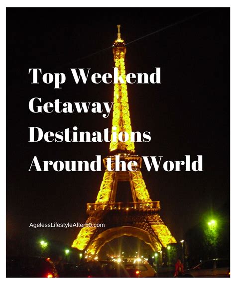 Top Weekend Getaway Destinations Around The World Lynn Pierce