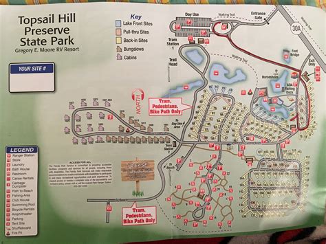 Topsail Hill Preserve State Park Campsite Map