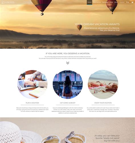 Tour Weebly Website Template For Tour Services Roomy Themes