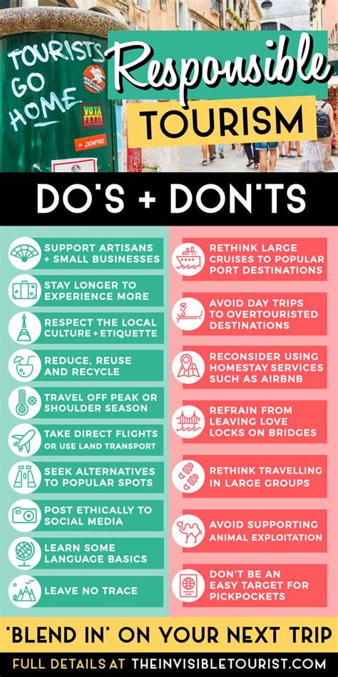 Tourist Guidelines to Follow