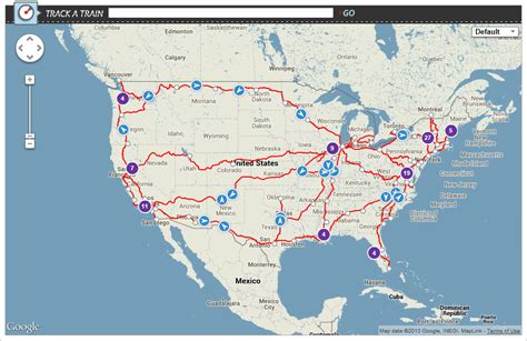 Track Your Train With Google Maps Amtrak