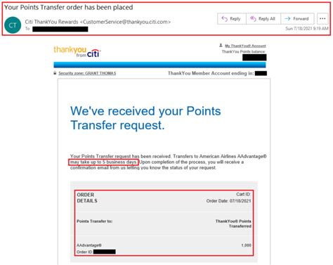 Transfer Times From Citi Thankyou Points To American Airlines Miles