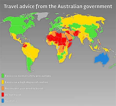 Travel Advice Map