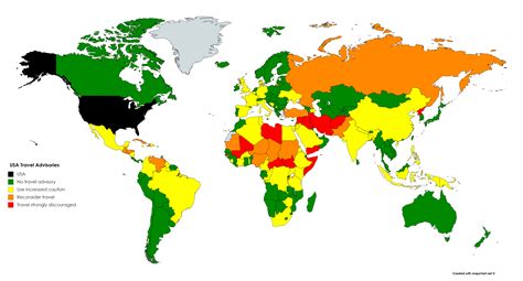 Travel Advisories Issued By The Us Government 6460X3480 R Mapporn