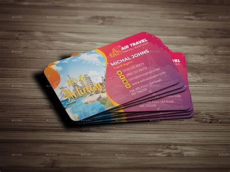 Travel Agency Business Card Print Templates Graphicriver