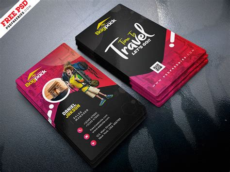 Travel Agency Business Card Template