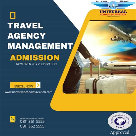 Travel Agency Management Tam Universal School Of Aviation