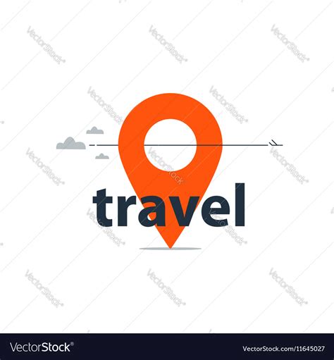 Travel Agency Services Logo Royalty Free Vector Image