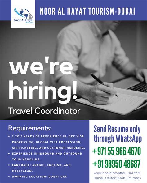 Travel Agency Job Vacancy