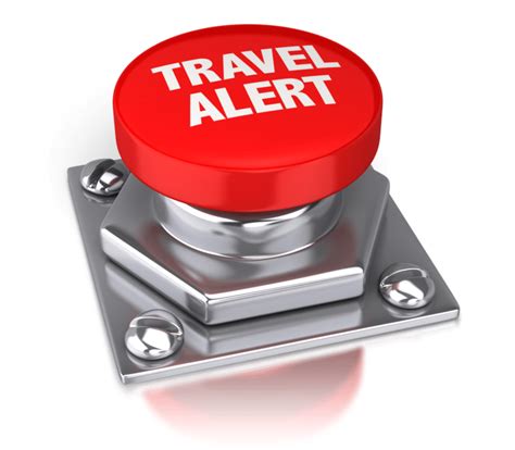 Travel Alert Shipment Alert Communication Alert Travel Alerts