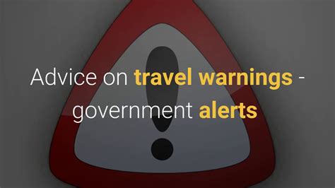 Travel Alerts Silly Government Warnings Amp Advice The Travel Tart Blog